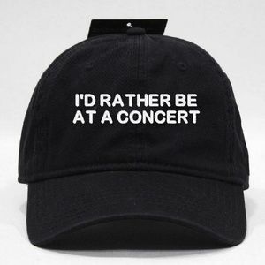 Id rather be at a concert hat